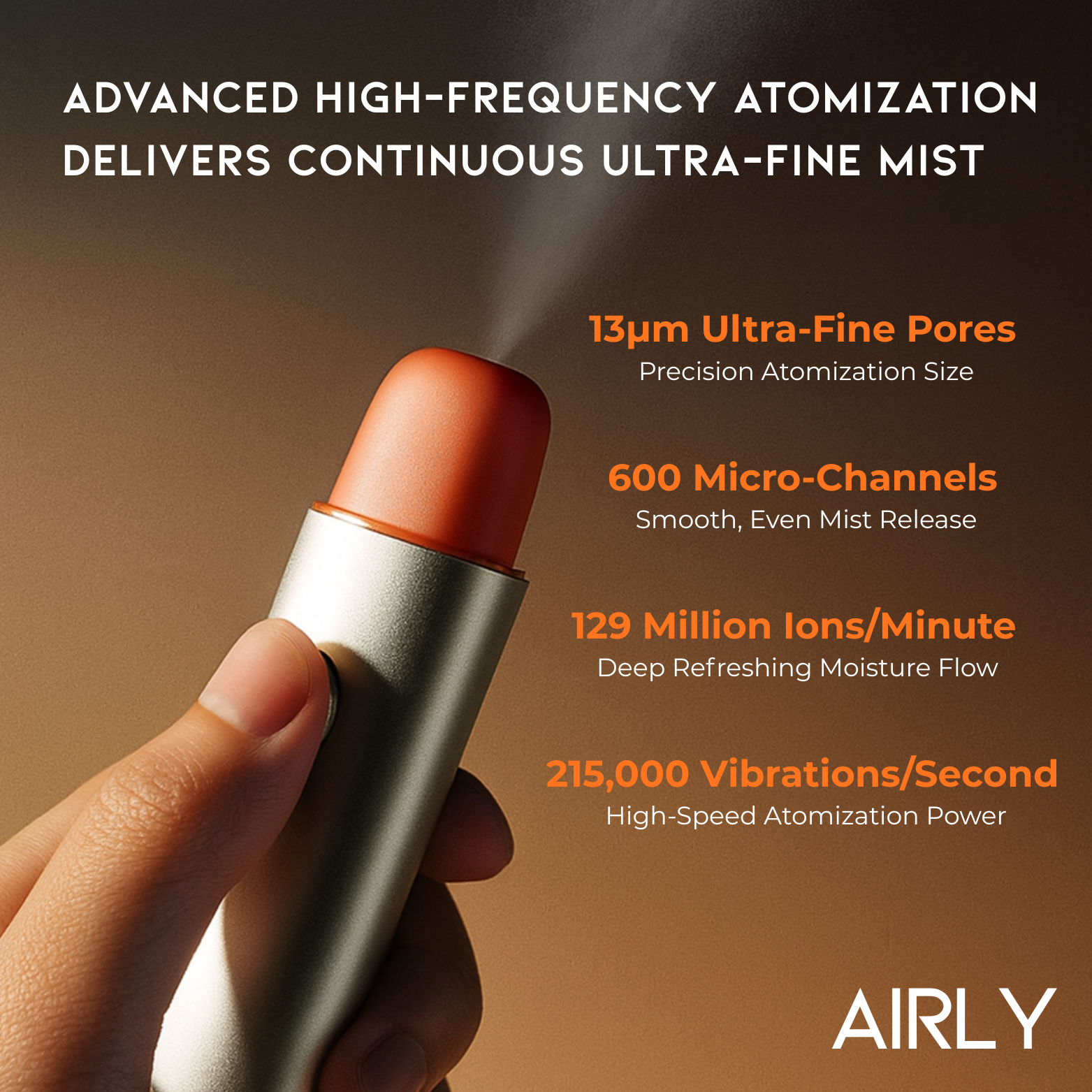 ZDEER Smart Mist Breath Spray by AIRLY - Portable, Sugar-Free, Ultra-Fine Mist for Instant Freshness